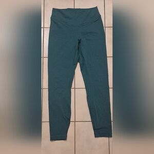 Lululemon Wunder Under Hi-Rise Tight Full-On Luon — Teal Green (Size 8)